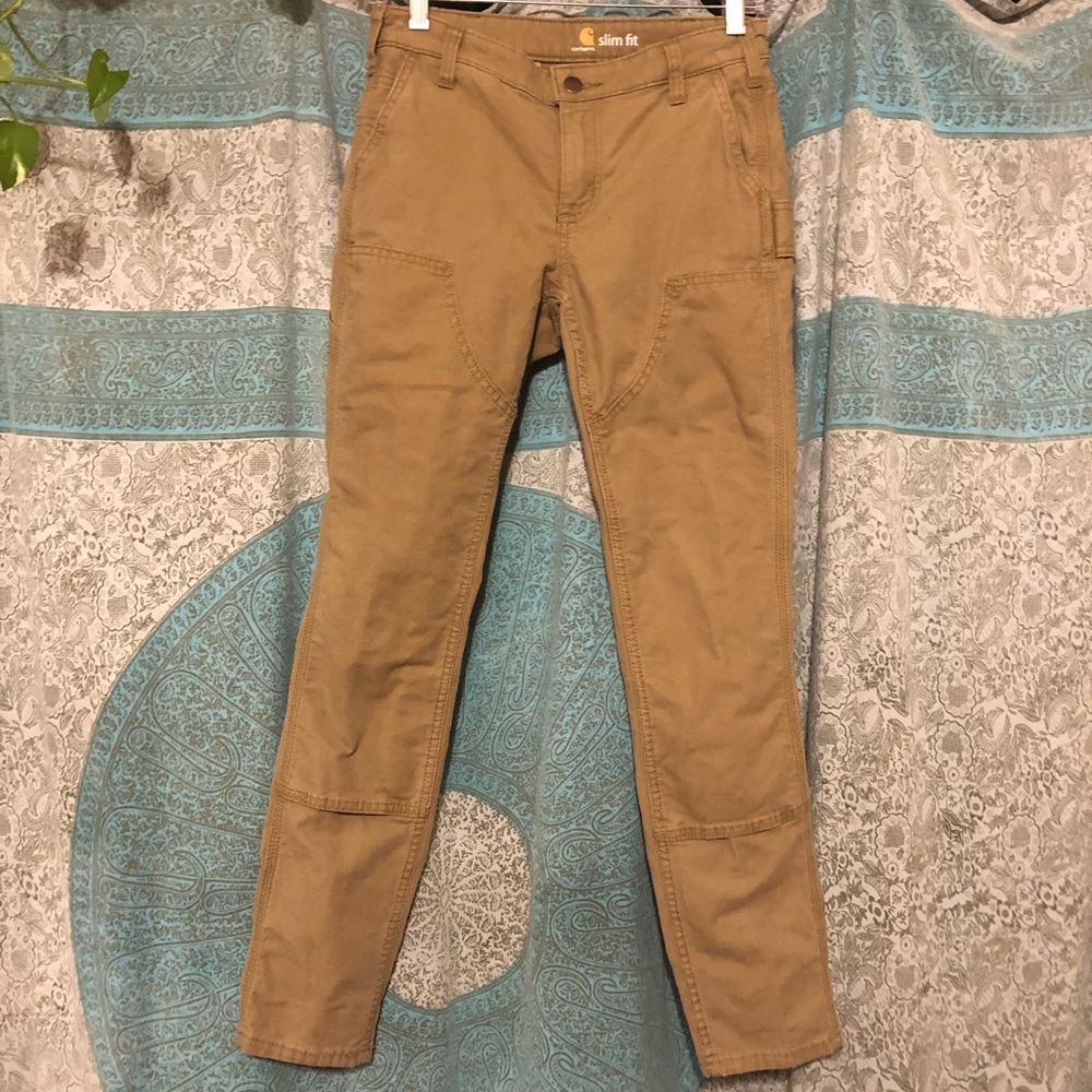Carhartt Slim Fit Pants Khaki Size 2